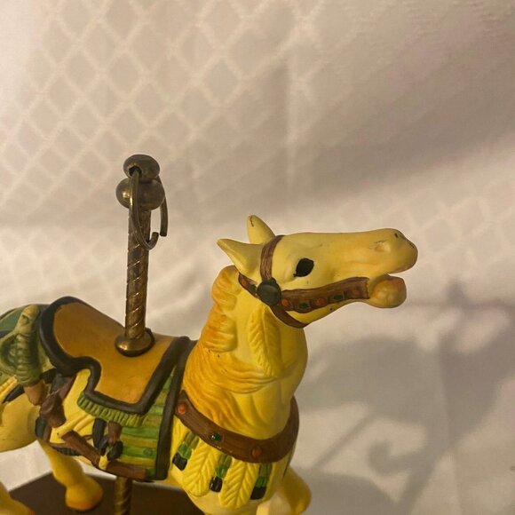 1989 Impulse Giftware Reproduction Charles Carmel 1913 Horse Musical Figurine - Picture 2 of 9
